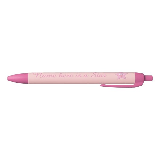  roze ster Aangepaste pen (Bodem)