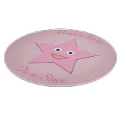  roze ster aangepaste snijkaart snijplank (Hoek)