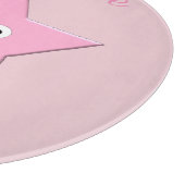  roze ster aangepaste snijkaart snijplank (Hoek)