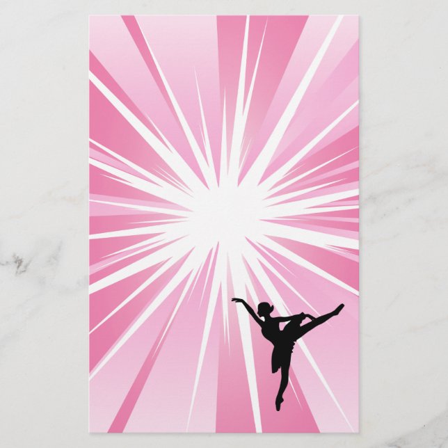 Roze ster Ballerina (Voorkant)