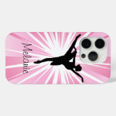 Roze ster Ballerina Case-Mate iPhone Case (Achterkant (horizontaal))