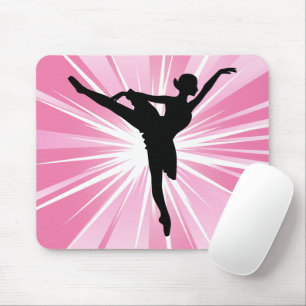 Roze ster Ballerina Muismat