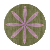 Roze ster Bloem Kaleidoscoop Mandala Snijplank (Voorkant)