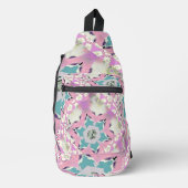 Roze Ster Girly Var Sling Bag (Voorkant)