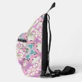 Roze Ster Girly Var Sling Bag (Rechts)