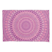 Roze ster mandala kussensloop (Voorkant)