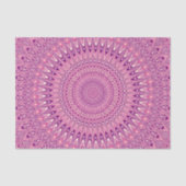 Roze ster mandala tissuepapier (Voorkant)