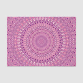 Roze ster mandala tissuepapier