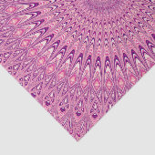 Roze ster mandala tissuepapier (Detail)