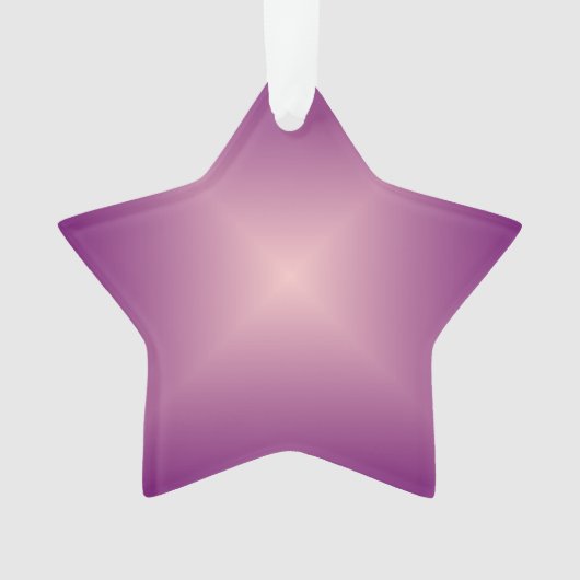  roze ster > mas Ornament (voorkant)