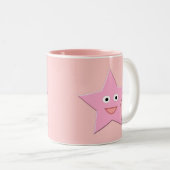 roze ster Mok (Voorkant rechts)