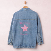roze ster op maat denim jacket (Hangar)
