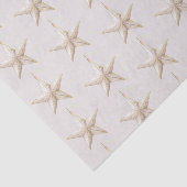 Roze Ster Ornamenten Kerst Tissuepapier (Detail)
