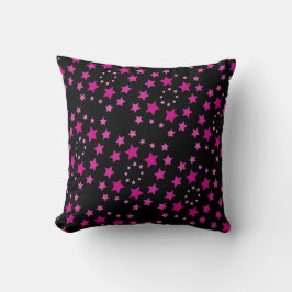 Roze Ster Patroon Kussen