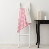 roze ster Sherpa Blanket Deken (In situ)