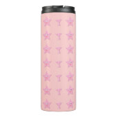  roze ster thermisch getumbler thermosbeker (Achterkant)