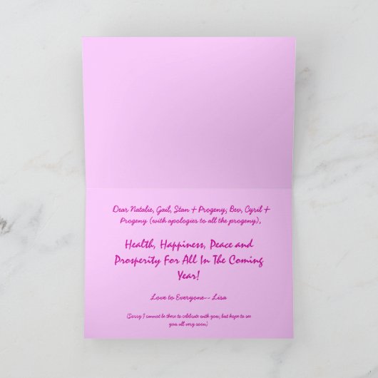  Roze Ster van David Kaart (Binnen)