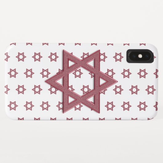 Roze ster van David Seamless Case-Mate iPhone Case (Achterkant (horizontaal))