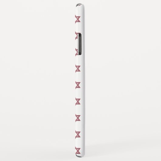 Roze ster van David Seamless Case-Mate iPhone Case (Achterkant/rechts)