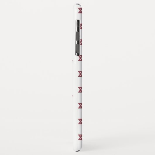 Roze ster van David Seamless Case-Mate iPhone Case (Achterkant/links)