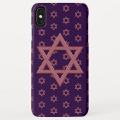 Roze ster van David Seamless Case-Mate iPhone Case (Achterkant)