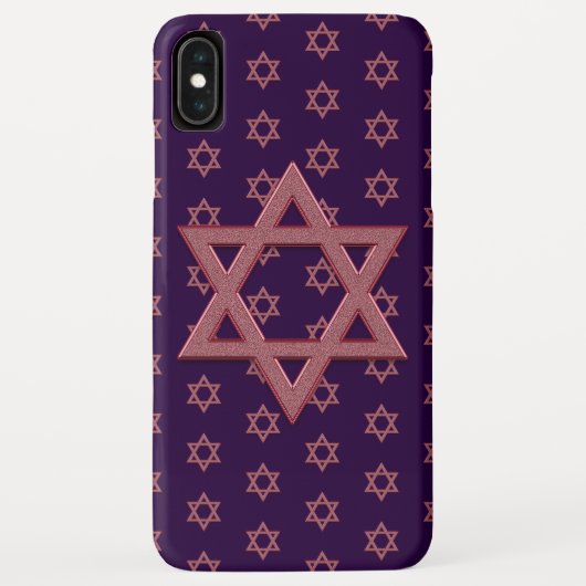 Roze ster van David Seamless Case-Mate iPhone Case (Achterkant)