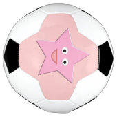  roze ster Voetbal (Gedraaid)