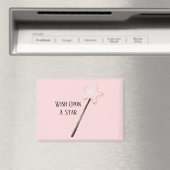 Roze Ster Wens Magneet (Insitu (Vaatwasser))