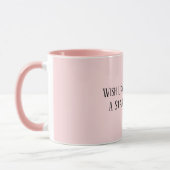 Roze Ster Wens Mok (Links)