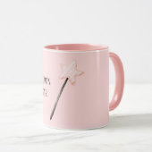 Roze Ster Wens Mok (Voorkant rechts)