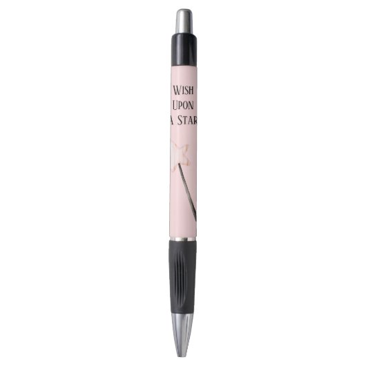 Roze Ster Wens Pen (Voorkant Verticaal)
