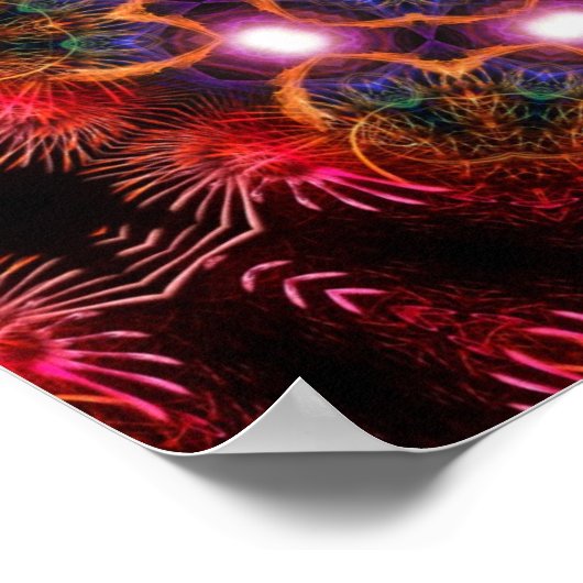 roze sterLicht poster (Hoek)