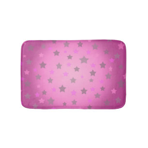 Roze sterpatroon badmat