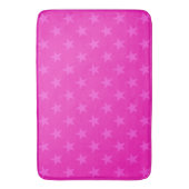 Roze sterpatroon badmat (Voorkant Verticaal)