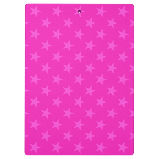 Roze sterpatroon klembord (Achterkant)