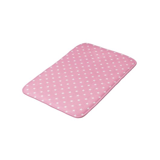 Roze sterren Bath Mat (Gekanteld)