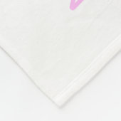 Roze sterren Gelofte vernieuwing verjaardag modern Fleece Deken (Hoek)