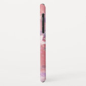 Roze sterren Glitter Girly pattered Custom Name Case-Mate iPhone Case (Achterkant/links)