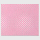 Roze sterren inpakpapier (Vlak)