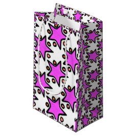 Roze sterren klein cadeauzakje