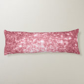 Roze Sterren Lichaam Kussen (Achterkant)
