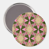 Roze sterren... magneet (Voorkant / Achterkant)