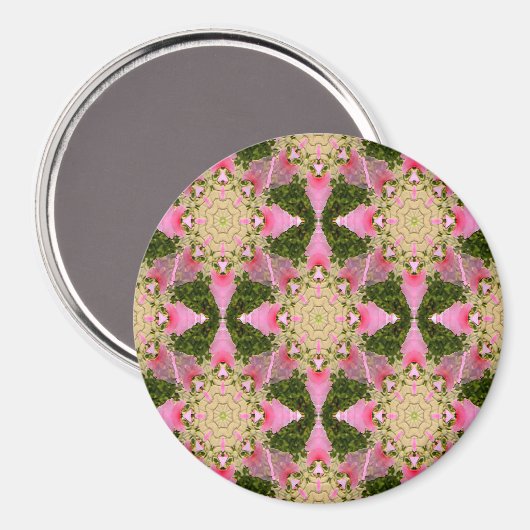 Roze sterren... magneet (Voorkant / Achterkant)