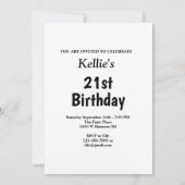 Roze sterren met bericht 'Birthday' Kaart (Achterkant)