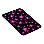 Roze sterren met flexibele magneet zwart (Rechterzijde)