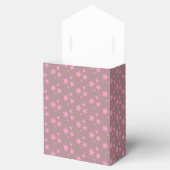 Roze sterren Modern design Bedankdoosjes (Geopend)