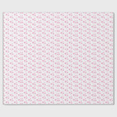 Roze sterren Modern design wrapppapier Cadeaupapier (Vlak)