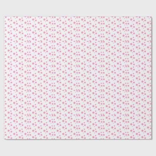 Roze sterren Modern design wrapppapier Cadeaupapier (Vlak)