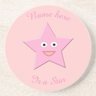 roze sterren Onderzetters