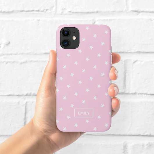 Roze sterren telefoonhoesje Case-Mate iPhone case